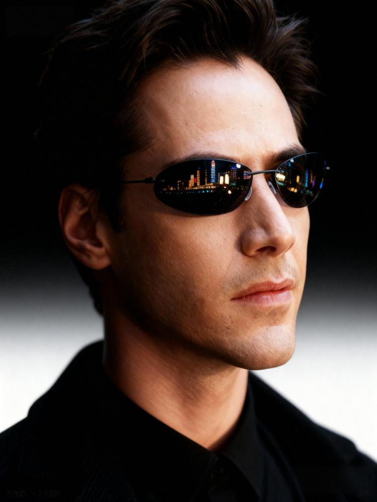 Metal Photo Panel - Fashion Rimless Sunglasses, Cat-Eye Shape, Metal