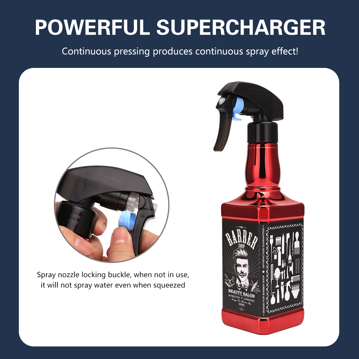 Professional Salon Barber Spra - огляд і ціна Water Bottle Blank