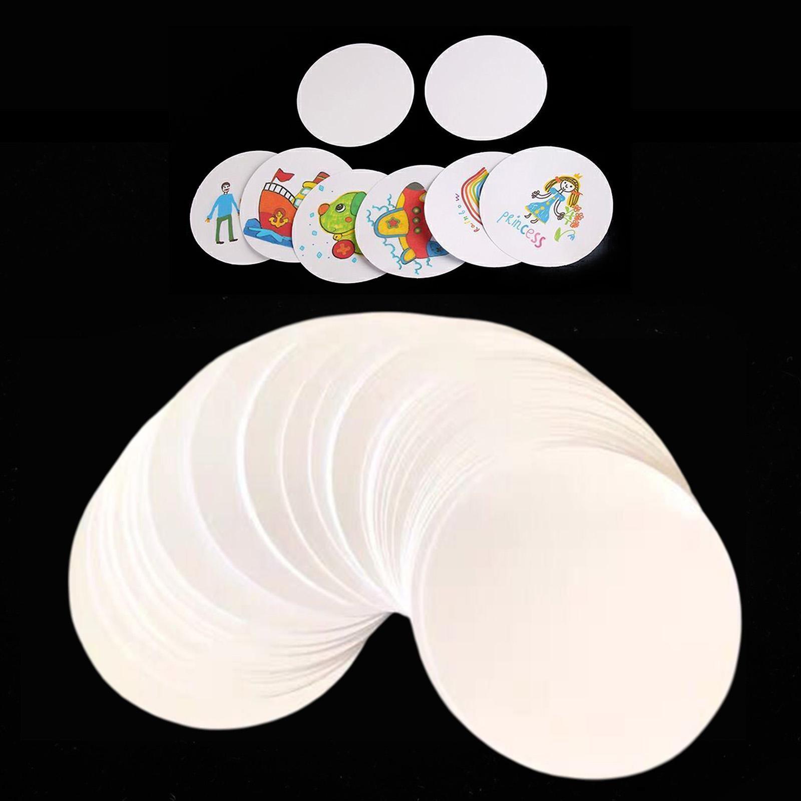 100x Button Badge Blank Paper  - огляд і ціна Button Badge Blank