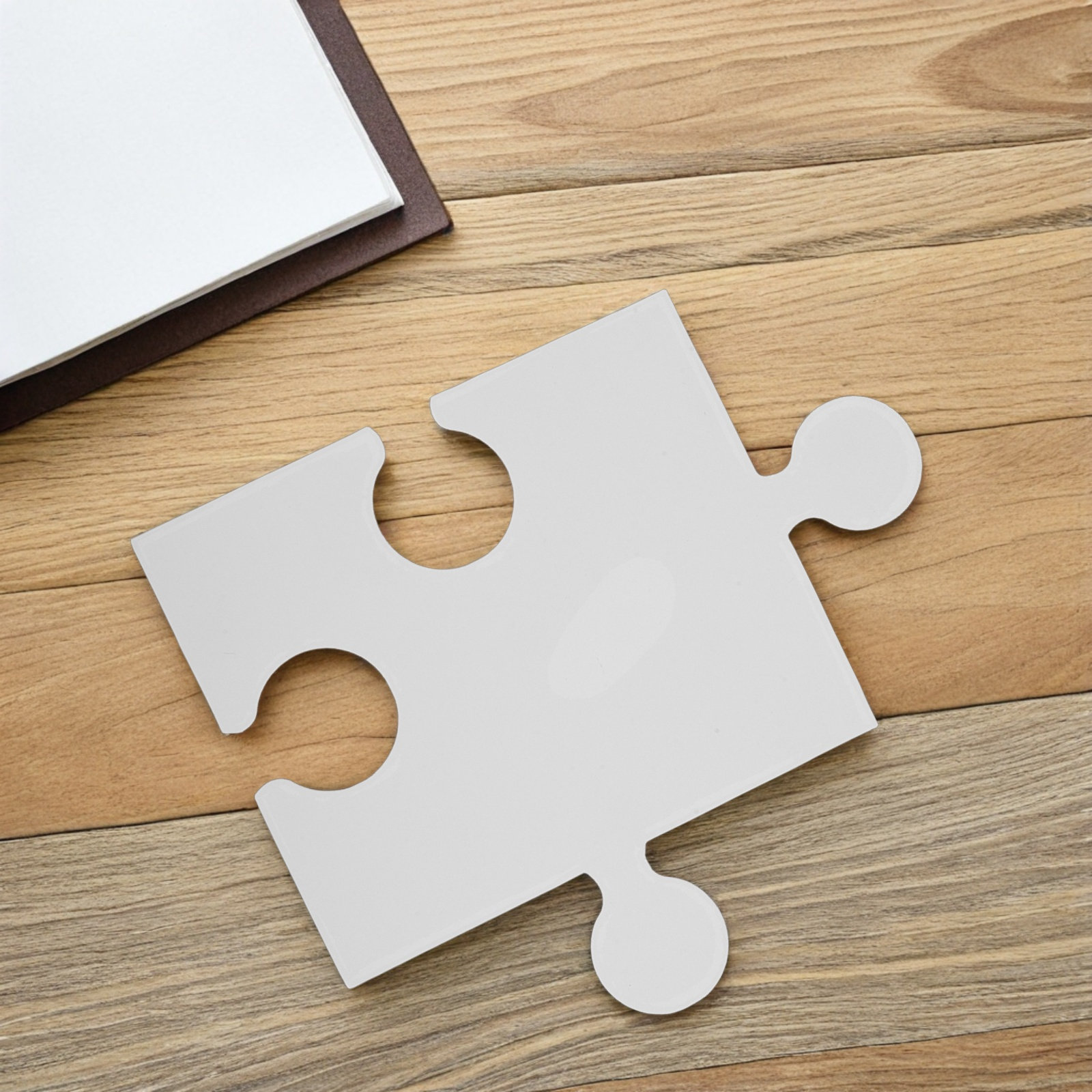 60Pcs Large White Blank Puzzle - огляд і ціна Puzzle Blank White