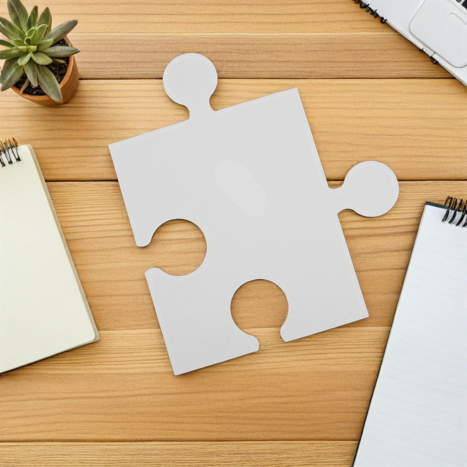 60Pcs Large White Blank Puzzle - огляд і ціна Puzzle Blank White