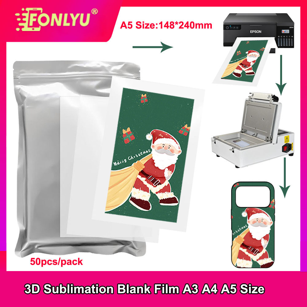 A5 A4 A3 Size 3D Sublimation F - огляд і ціна Phone Case Blank Print