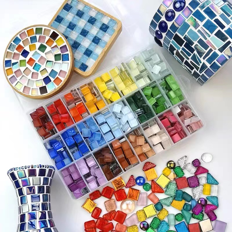 DIY Ceramic Mosaic Glass 50pcs - огляд і ціна Ceramic Tile Blank